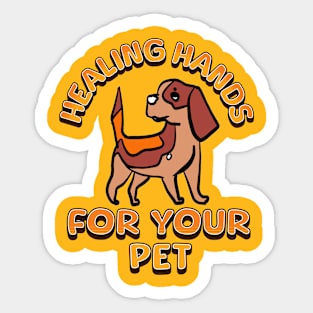 HEALING HAND FOR YOUR PET Sticker